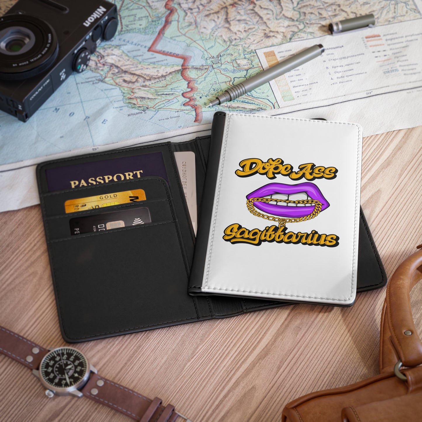 Sagittarius Passport Cover